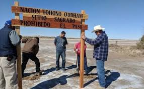 Contratistas del muro fronterizo ingresan a territorio Tohono O’odham en Arizona