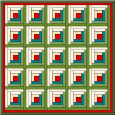 Image result for six inch log cabin quilt block