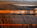 Vintage bamboo fishing rod identification