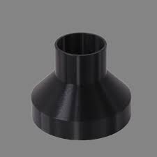 4 inch SCH40 to 2.5 inch Flex Hose Adapter