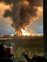 St Petersburg under attack from Ukrainian drone swarm - Al Jazeera