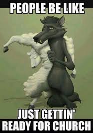 Image result for wolf in sheep's clothing cartoon