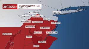 Live updates: Tornado Warning in New Castle, Salem, Del. Gloucester counties