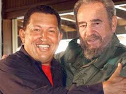 Tweet. Photo: Chavez, Fidel Castro read newspapers together in Havana / Other Countries - hugo_chavez_fidel_castro
