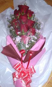 Image result for karangan bunga mawar biru