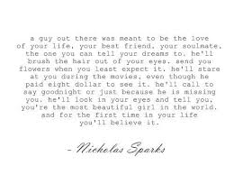 Nicholas Sparks Love Quotes | Quotes about Love via Relatably.com