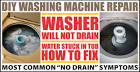 Washer Diagnostic - Not Draining -Whirlpool, Maytag, Roper