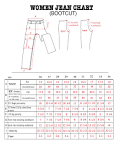 Jeans Size Chart - Gap