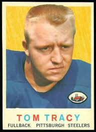 1961 Kahn&#39;s Larry Krutko and Tom Tracy - 176_Tom_Tracy_football_card