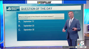 Weather Quiz: ‘When is the peak of Atlantic hurricane season?'