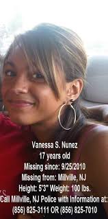 Missing Persons Vanessa Nunez Image.jpg Vanessa Nunez. MILLVILLE — Police are seeking the public&#39;s help locating a teenage girl whose family has not seen ... - 8923814-large