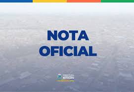 Notícia - NOTA OFICIAL