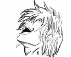 Image of Light Yagami facial expressions sketch