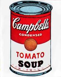 Résultat de recherche d'images pour "andy warhol Campbell's Soup"
