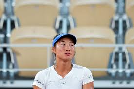 Zheng Qinwen at the French Open