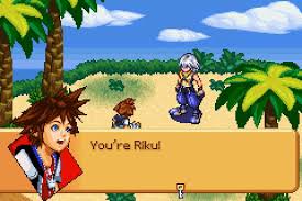 gaming kingdom hearts kh sora Square Enix riku com videogame gba ... via Relatably.com