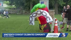Juneteenth cookout in Siloam Springs celebrates history, community