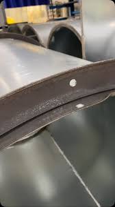 Duct Fab | Angle Iron Flanges used to connect Blow Pipe used ...