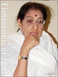 Classical singer Kishori Amonkar in Karnataka on March 05, 2011. - Kishori-Amonkar