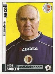 Nedo Sonetti (ALLENATORE) (Ascoli Calcio 1898 s.p.a.). 3. Panini Calciatori 2006-2007. View all trading cards and stickers « - 3