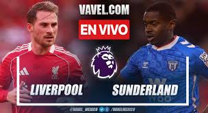 Liverpool vs Sunderland EN VIVO, minuto a minuto en Premier League