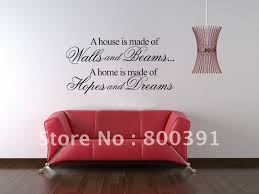 one pcs quotes house decal, 60*80cm Vinyl wall stickers, Home ... via Relatably.com