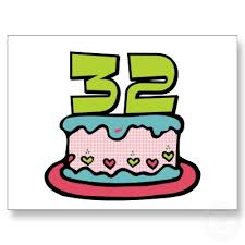 Image result for turning 32
