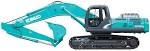 Escavatore kobelco. AVI -