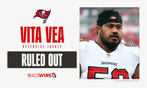 INJURY UPDATE: Vita Vea ruled OUT with knee injury