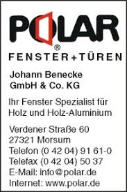 Firma Polar-Fenster und Türen-Werk Johann Benecke GmbH \u0026amp; Co. KG in ... - 483