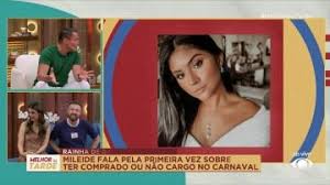 Polêmica: Mileide Mihaile responde se "comprou" posto de Rainha de Bateria