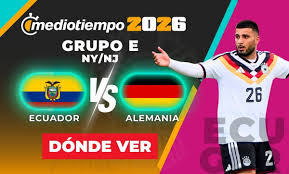 Ecuador vs. Alemania EN VIVO. Fecha 3 de Fase de Grupos Mundial 2026 HOY
