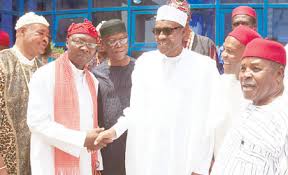 Image result for Igbo leaders meet Buhari, press for Kanu’s release, others