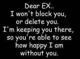 Ex Love Quotes on Pinterest | Ex Husband Quotes, Sad Teen Quotes ... via Relatably.com