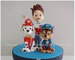birthday cake featuring popular cartoon charactersの画像