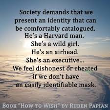 Quotes About Masks And Identity. QuotesGram via Relatably.com