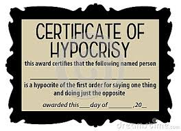 Image result for Images of hypocrisy