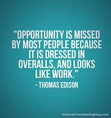 Business Opportunity Quotes. QuotesGram via Relatably.com