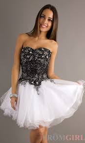 Image result for black and white party dresses for teenagers