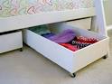 M - Set of Under Bed Storage Drawers - Rolling