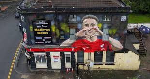 Mural 'immortalising' Diogo Jota painted on Liverpool pub ...