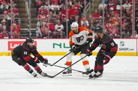 'We Have Better Than That': Rod Brind'Amour, Logan Stankoven, Jackson Blake, Frederik Andersen, Jordan Staal, Mike Reilly On Game 1 Win