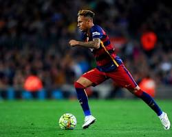 Neymar playing football