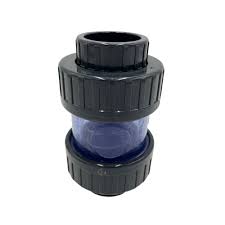 PVC-U Clear Spring Non Return/Check Valve