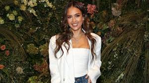 Jessica Alba stuns in red corset and lace mini dress as she celebrates her 45th birthday