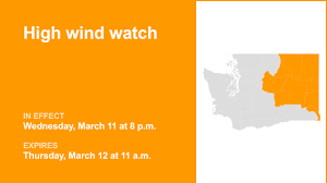 Inland Northwest Weather Update: High Winds and Rainy Week Ahead