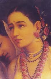 Genius of Raja Ravi Varma Shakuntala by Ravi Varma Painting by Raja Ravi Varma. See also: Shakuntala Composes a Message, Shakuntala Composing a Love Letter ... - 11048