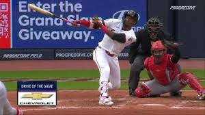 Angel Martinez hits a home run