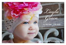 Sweet little Layla Grace, age 2, went home to Heaven yesterday after battling 10 months with neuroblastoma, a rare form of childhood cancer. - laylagrace_memory