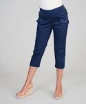 Navy blue capri pants